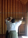 Trying Japanese Archery technique